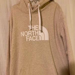 Tan North face hoodie